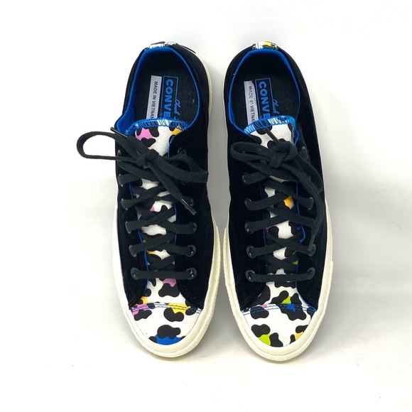 💖MEGA SALE💖Converse Chuck 70 OX Pattern Low Top Black Animal Women's 572393C - Picture 8 of 10